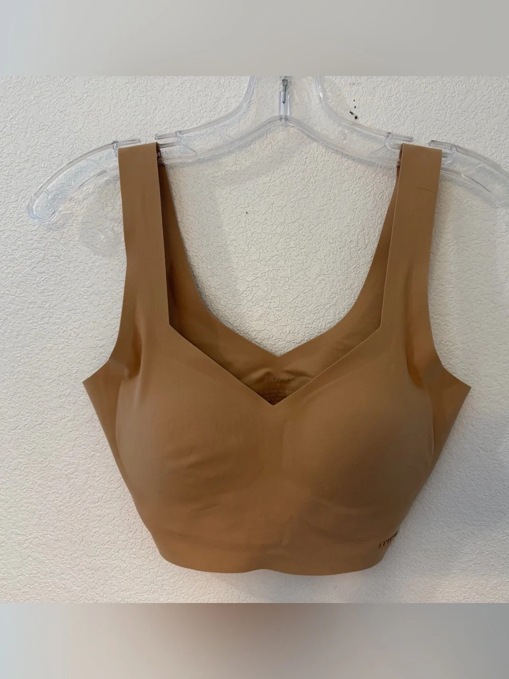 SKIMS Naked Scoop Longline Wireless Bra Clay Nude Buttery Soft Lounge Essential